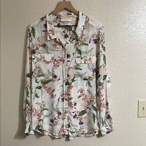 Lucky Brand button down floral print